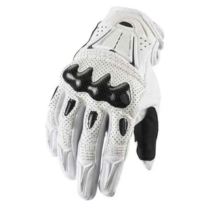 Guantes de cuero genuino 100% de alta calidad para Auto Racing Rider Guantes de mano protectores Pantalla táctil Compatible con escena deportiva - Product Image 6