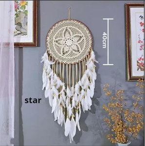 Atrapasueños grande, colgante de pared de plumas tradicional hecho a mano, decoración del hogar, decoración de bendición, atrapasueños para colgar en la pared, hogar De - Product Image 2