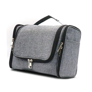 Sac de cosmétiques écologique à fermeture éclair résistant à l'eau de grande capacité pour femmes Fashion Style Wholesale Polyester - Product Image 3