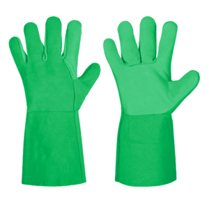 Durabilité et dextérité Gants de soudage TIG en cuir fendu grain de chèvre renforcé Gants de sécurité ignifuges robustes pour les soudeurs - Product Image 5