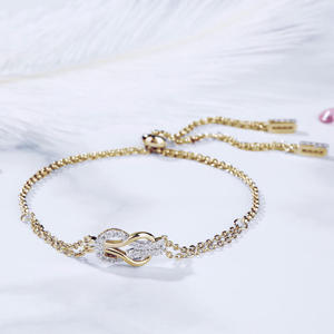 กำไลข้อมือเงินแท้ชุบโรเดียม Jeulia Infinity Love ประดับเพชร มุก และเพทาย - Product Image 4