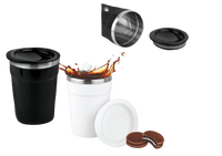 Meilleur classique personnalisé Camping tasses en acier inoxydable 450ml personnalisé tasse à café thermique pour hommes et femmes en gros