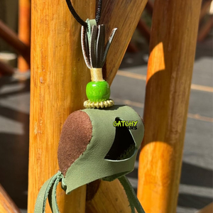 Fauconnerie Magnifiquement Conçu Capuche En Cuir De Haute Qualité Porte-clés Fauconnerie Accessoires De Chasse - Product Image 5