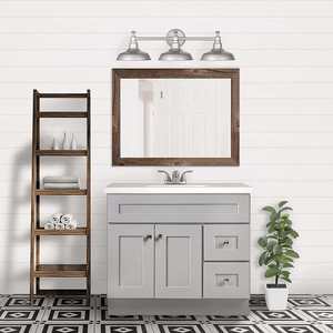 ตู้ไม้และอ่างล้างหน้าในห้องน้ำดีไซน์ทันสมัยเป็นมิตรกับสิ่งแวดล้อม - Product Image 1
