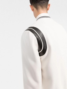 Custom Embroidered Baseball Bomber Jacket With Monochrome Letterman Varsity Design Winter Season Leather Sleeve Letterman Logo - Product Image 5