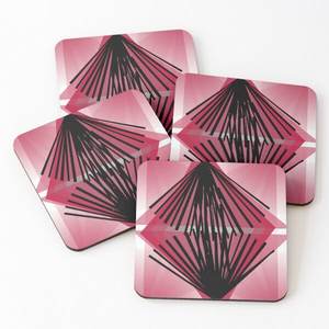 Light pink Color Wood <b>coaster</b> Printed Tea Serving <b>Coasters</b> 4 Pieces <b>Set</b> Home <b>and</b> Kitchen Hot Selling <b>Placemats</b> Epoxy - Product Image 2