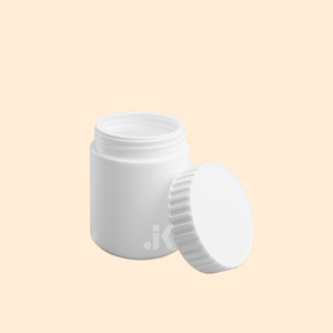 Frasco redondo de HDPE de 250ml con tapa de rosca blanco de buena calidad OEM ODM servicio mejor precio M0296 - Product Image 4