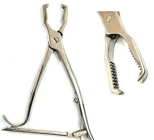 Pince de maintien d'os Kern manuelle auto-centrante avec plaque de voie à cliquet Base d'instrument chirurgical de haute qualité - Product Image 5