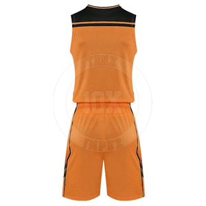 Uniformes de basket-ball de qualité supérieure uniformes de basket-ball uniques de couleur personnalisée uniformes de basket-ball en polyester - Product Image 3