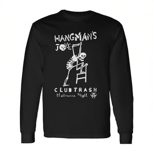 Hangmans Joke Retro Halloween 1994 Club Trash Crow T-shirt a maniche lunghe T-shirt promozionale - Product Image 2