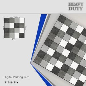 กระเบื้องพอร์ซเลนเซรามิกกันลื่นขนาด400x400มม. กระเบื้องปูพื้นสำหรับจอดรถดีไซน์ใหม่กลางแจ้ง - Product Image 1