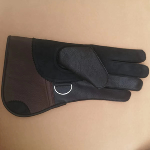 Gant en cuir double couche en peau de cerf avec technologie Cordura Gilets de fauconnerie respirants Doux et confortables - Product Image 1