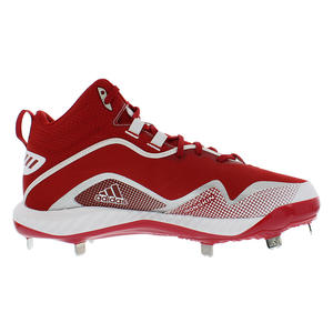 Zapatillas Adidas Icon 6 Bounce Mid para Hombre, Color: Rojo Intenso/Blanco/Blanco, 100% Auténticas - Product Image 1