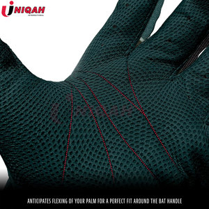 Gants de frappeur de baseball en cuir de haute qualité Performance et confort optimaux avec manchette longue et conception de logo personnalisé - Product Image 4