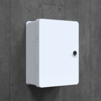 Boîtier de distribution en plastique ABS IP65 étanche blanc moulé par injection 300x400x165 mm pour instruments électroniques de surface POLI
