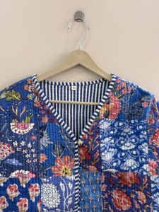 Boho New Street Style Cotton <b>Quilted</b> Jacket For Women - Product Image 4