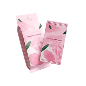 Vệ Sinh Phụ Nữ Khăn Lau Phân Hủy Sinh Học Flushable Thảo Dược Ph-Cân Bằng Hàng Ngày Hữu Cơ Làm Tươi Khăn Lau Cho Nữ - Product Image 1