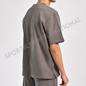 Camisetas de timbre informales de gran tamaño de alta calidad para hombre, camiseta personalizada de algodón 100% con el mejor diseño ligero - Product Image 4
