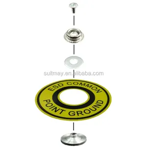 Kit de fixation universel SI 10 mm personnalisé pour tapis de table ESD - Fabriqué à Taïwan - Product Image 1