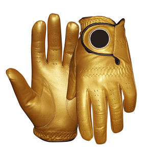 Excellent Quality <b>Men</b> Fashionable Sheepskin <b>Leather</b> Golf <b>Gloves</b> <b>Black</b> Color Comfortable <b>Leather</b> <b>Gloves</b> With Custom Logo - Product Image 3