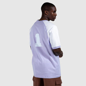 Camiseta Jersey Extra Grande para Hombre, Personalizada, de Alta Calidad, 100% Algodón, Antiarrugas, Diseño de Hombros Caídos, Lisa, con Estampado Sólido - Product Image 4