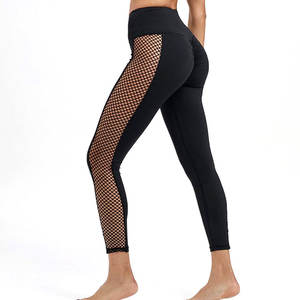 Leggings de fitness tricotés respirants taille haute pour femmes pantalons de sport personnalisés prix de gros pour femmes - Product Image 2