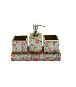 Ensemble de salle de bain en résine fabriqués à la main de qualité supérieure ensembles de salle de bain de qualité supérieure accessoires attrayants ensembles de décoration de salle de bain à la mode - Product Image 4