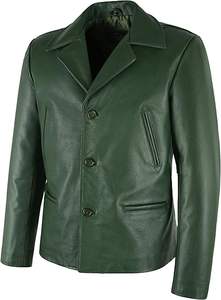 Blouson en cuir de mouton véritable Blouson en cuir de moto pour hommes Blouson en cuir véritable de meilleure qualité pour hommes High Street - Product Image 6