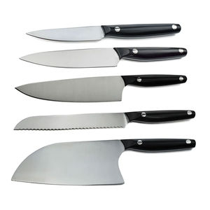 Ensemble de couteaux de chef professionnels faits à la main en acier inoxydable avec lames polies, qualité supérieure, design moderne - Product Image 1