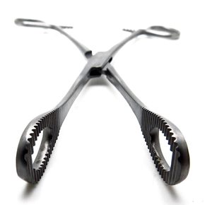 Fórceps de esponja Foerster, instrumentos veterinarios de sujeción quirúrgica dentada recta de 12 ", acero inoxidable de primera calidad - Product Image 6