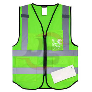 Gilet de sécurité réfléchissant en polyester léger personnalisable étanche LED Flash séchage rapide respirant haute qualité usine directe - Product Image 1