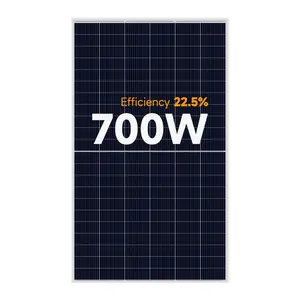 Cina all'ingrosso 25 anni di garanzia certificati TUV/CE mezza cella 670W 680W 700W Mono pannello solare modulo Mono ad alta efficienza PV