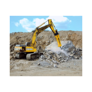 Brise-roche hydraulique pour excavatrice, robuste, pour travaux sur roche et béton - Product Image 4