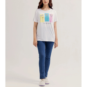 เสื้อยืดผู้หญิงใหม่ ผ้าฝ้าย 100% คอทรงโอ แขนสั้น เป็นมิตรกับสิ่งแวดล้อม ยับยาก ระบายอากาศ แห้งเร็ว ปรับแต่งได้ สวมใส่สบาย - Product Image 5