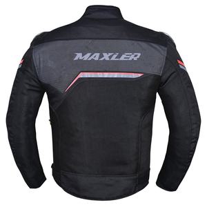 Venta al por mayor CE aprobado hombres transpirable verano motocicleta chaqueta soporte cuello malla motorista equipo de protección patrón decoración frontal - Product Image 2