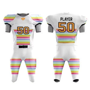 Maillot de football américain unisexe personnalisé pour équipe de jeunes, best-seller, uniformes de football américain personnalisés pour les jeunes et les adultes - Product Image 1