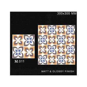 Carreaux de sol en céramique numérique marocain conçus sur mesure 30x30 CM utilisation extérieure brillante moderne résistant à l'acide classique différent - Product Image 2