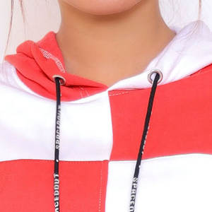 2025 Top vente meilleur prix femmes haut court sweats à capuche léger personnalisé femmes haut court sweats à capuche pour femmes - Product Image 6