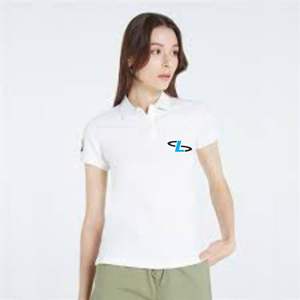 Polo de manga corta a rayas con botones tejidos de algodón y logotipo bordado personalizado del fabricante para hombre - Product Image 5