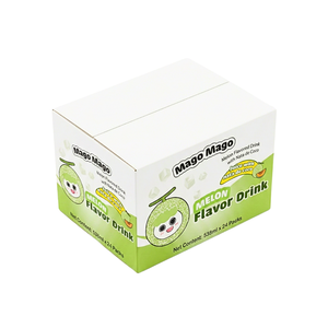 Boisson au jus de melon amusante avec gelée de noix de coco moelleuse, bouteille PET 320ml, vente en gros OEM/ODM, boisson tropicale au vrai melon et Nata de Coco - Product Image 3