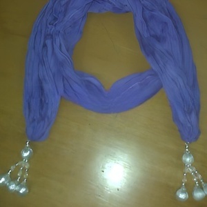 ผ้าพันคอพร้อมจี้คอตตอนใส่สบายสไตล์ยุโรปสำหรับผู้ใหญ่สวมใส่ทุกวันในฤดูใบไม้ร่วง - Product Image 1