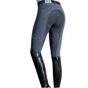 Culotte d'équitation à siège intégral pour femmes Leggings d'équitation en silicone avec poche pour téléphone Culotte d'équitation - Product Image 6