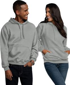 Jersey de invierno para hombre, sudadera gruesa de algodón, sudadera de gran tamaño con hombros caídos, patrón sólido, ropa de calle, logotipo personalizado, ajuste a la moda - Product Image 3