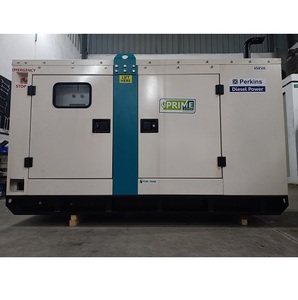 Juego silencioso DG de 80KVA/64KW compuesto por motor Perkinss make 1104A-44TG2 acoplado a alternador de 80KVA, 415V STAMFORD make - Product Image 4