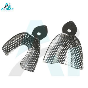 Bandejas de impresión dental con logotipo personalizado de ALMAC, instrumentos quirúrgicos de acero inoxidable superior e inferior, fuente de alimentación manual - Product Image 2