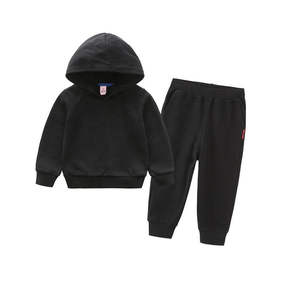 Haute qualité adulte Streetwear à capuche polaire hiver vêtements chauds ensembles de survêtements pour unisexe - Product Image 3