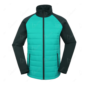 Veste à bulles pour homme, en polyester, légère, à fermeture éclair intégrale, respirante et durable, pour le sport, la randonnée et les voyages. - Product Image 2