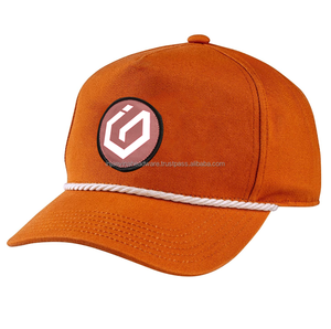 Gorra de Béisbol Personalizada OEM de 6 Paneles con Visera Curva, Ajustable con Cuerda, Logotipo en Parche de Goma, para Deportes al Aire Libre y Uso Casual - Product Image 2