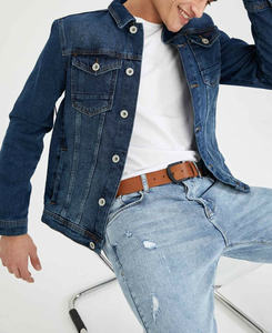 Vente chaude de haute qualité Denim Vintage-Style formel vêtements d'extérieur respirant tendance High Street Design veste - Product Image 1