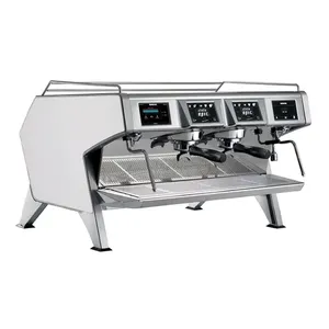 Cecilware EPIC 2 WHITE UNIC - Máquina de Espresso Automática de Acero Inoxidable de 2 Grupos, Color Blanco - Product Image 1